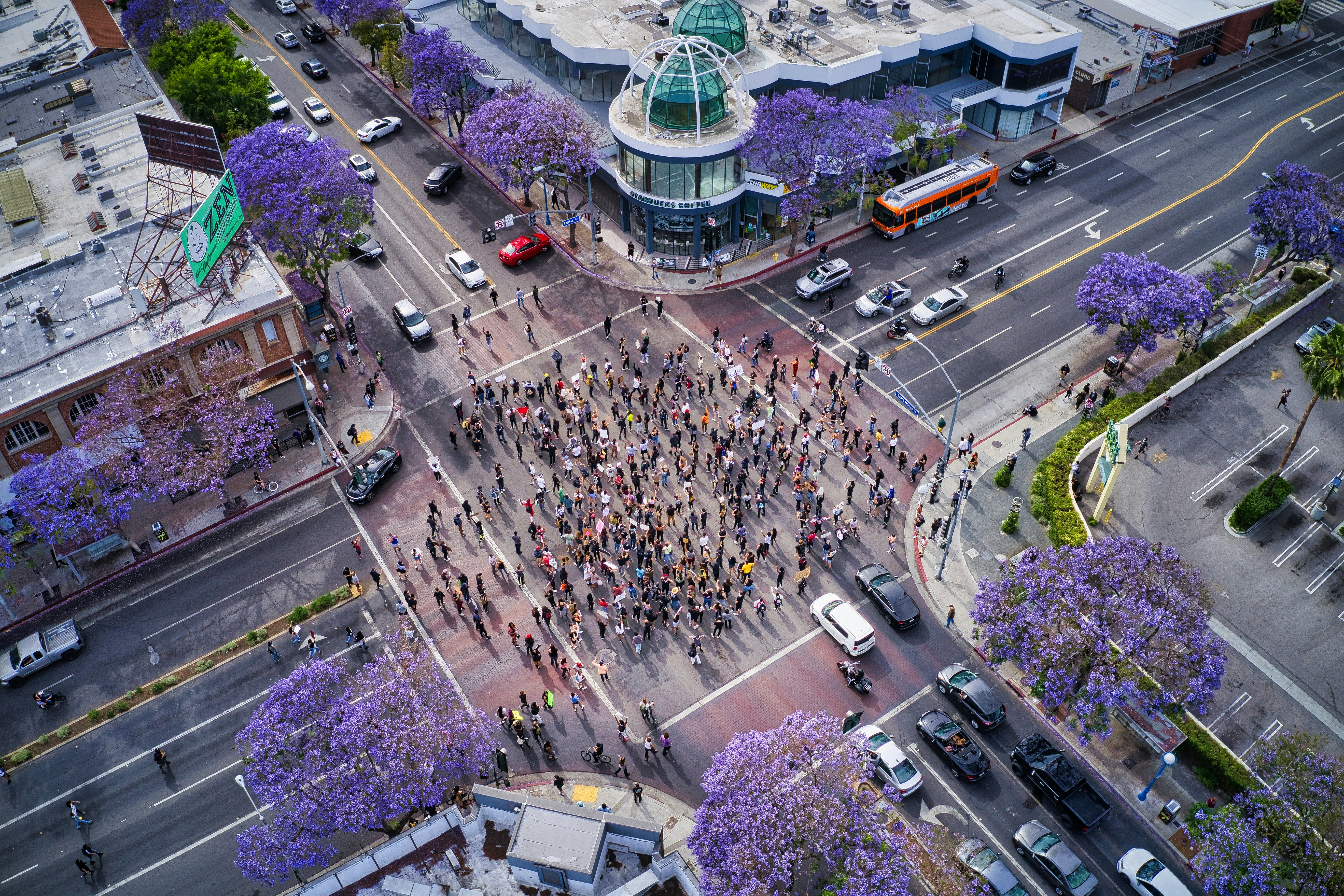 aerial view of city buildings during daytime